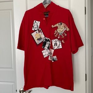 Gently Used Men’s Japanese Anime Polo